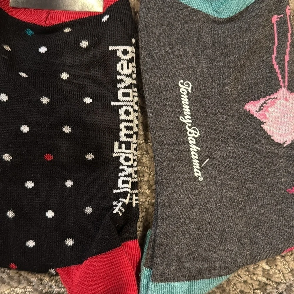Men's Polka Dot Socks & Flamingo Socks